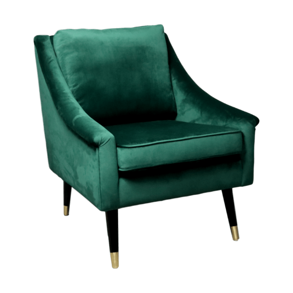 Green Velvet Armchair Furnship
